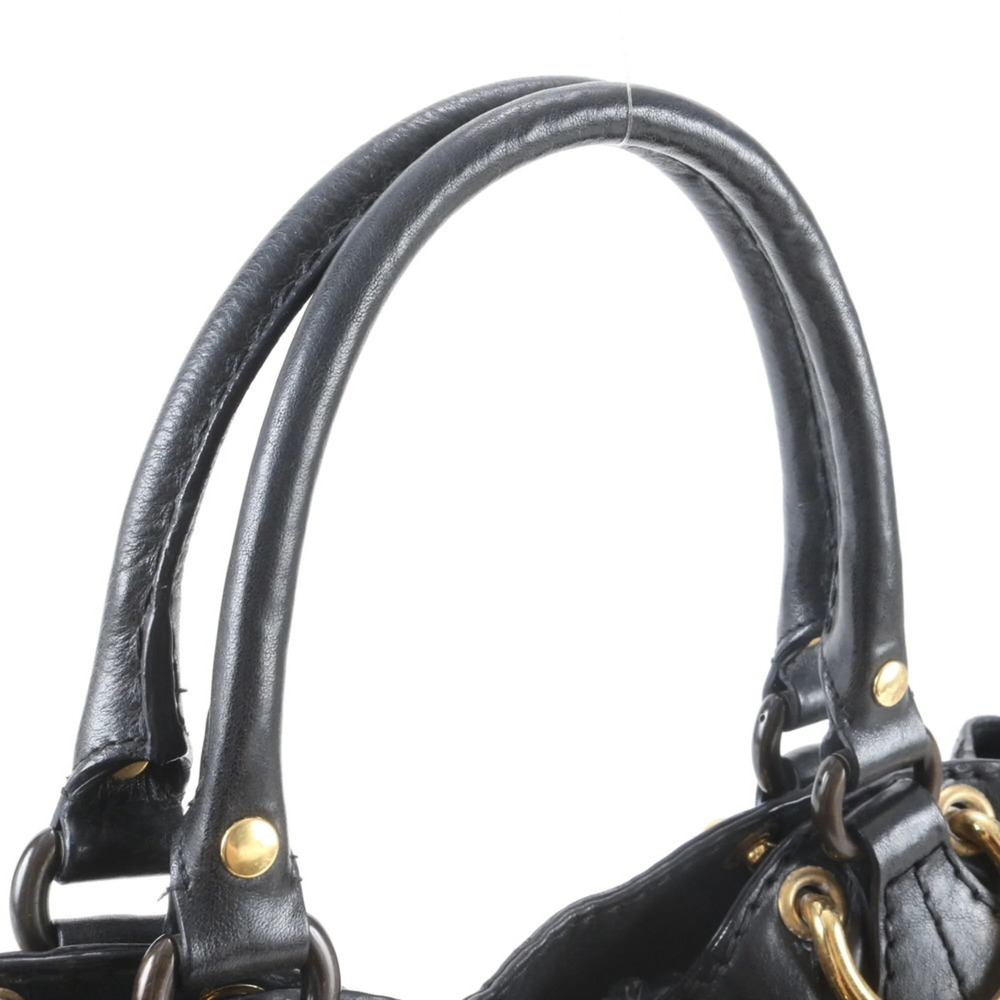 GUCCI Black Leather Tote Bag - Picture 2 of 10